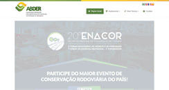 Desktop Screenshot of abder.org.br